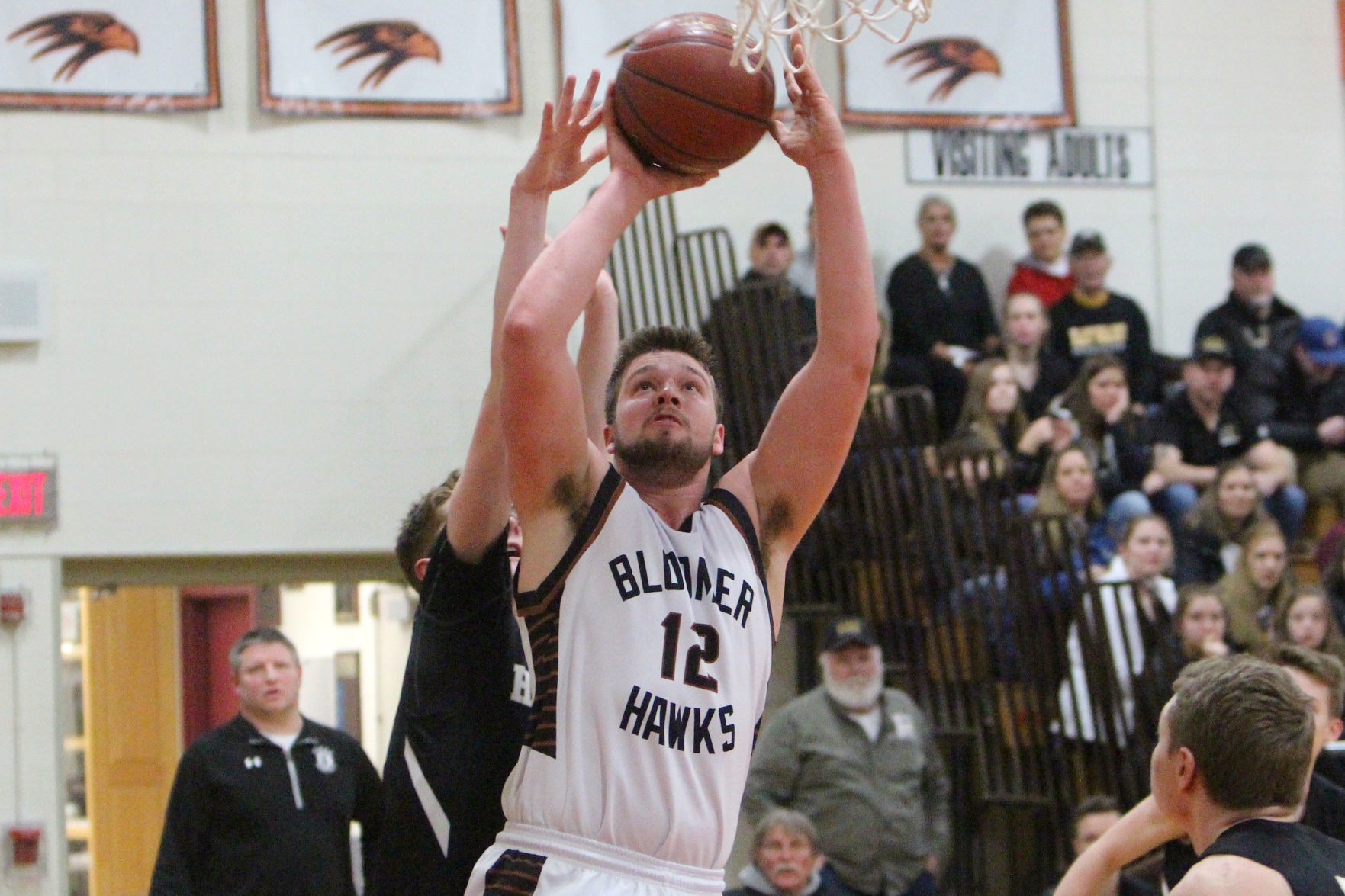 Hayward at Bloomer boys basketball 3-1-19